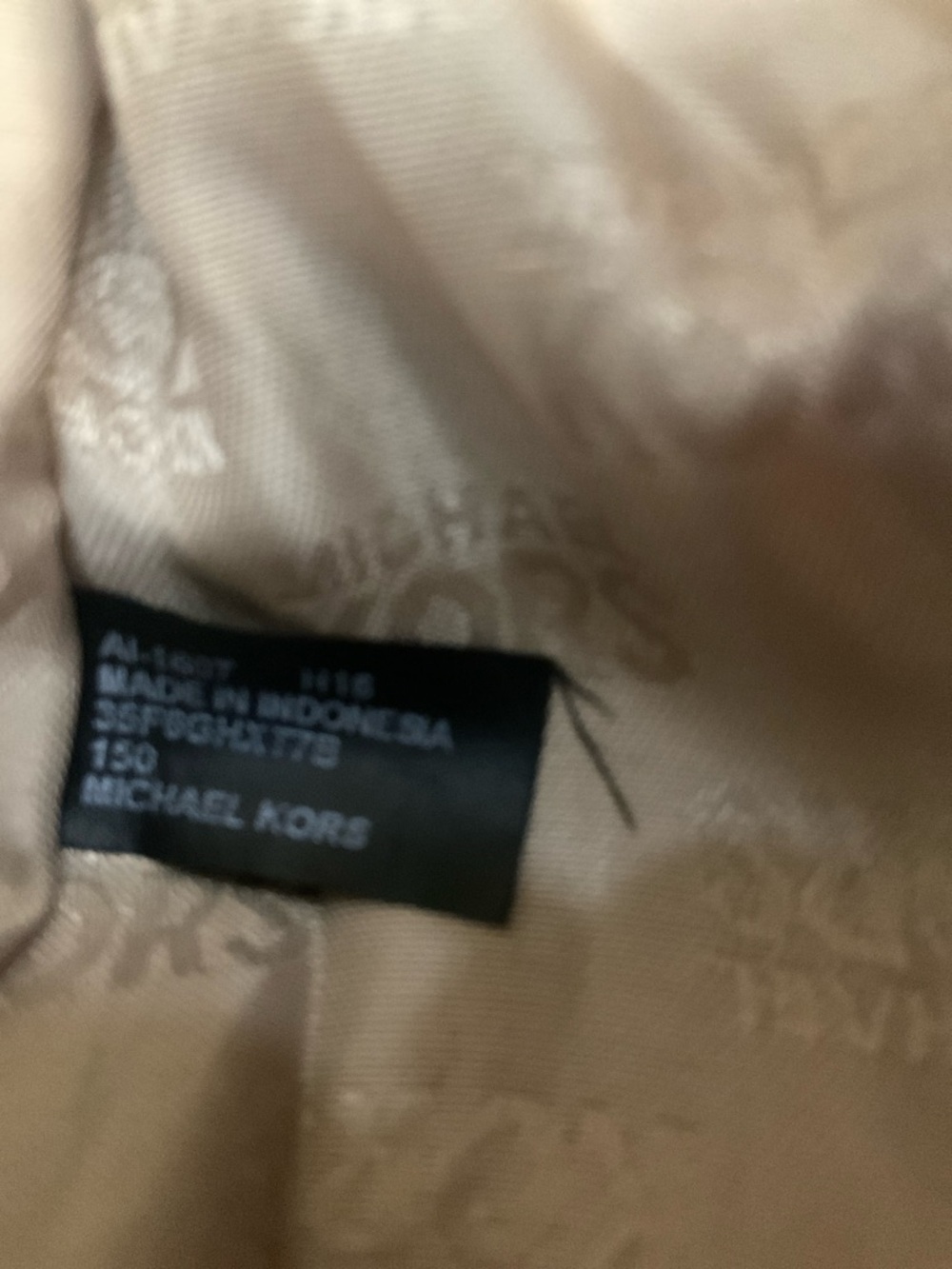 MICHAEL KORS Hamilton Large Vanilla Brown Monogram Tote/Shoulder Bag - Picture 14 of 14